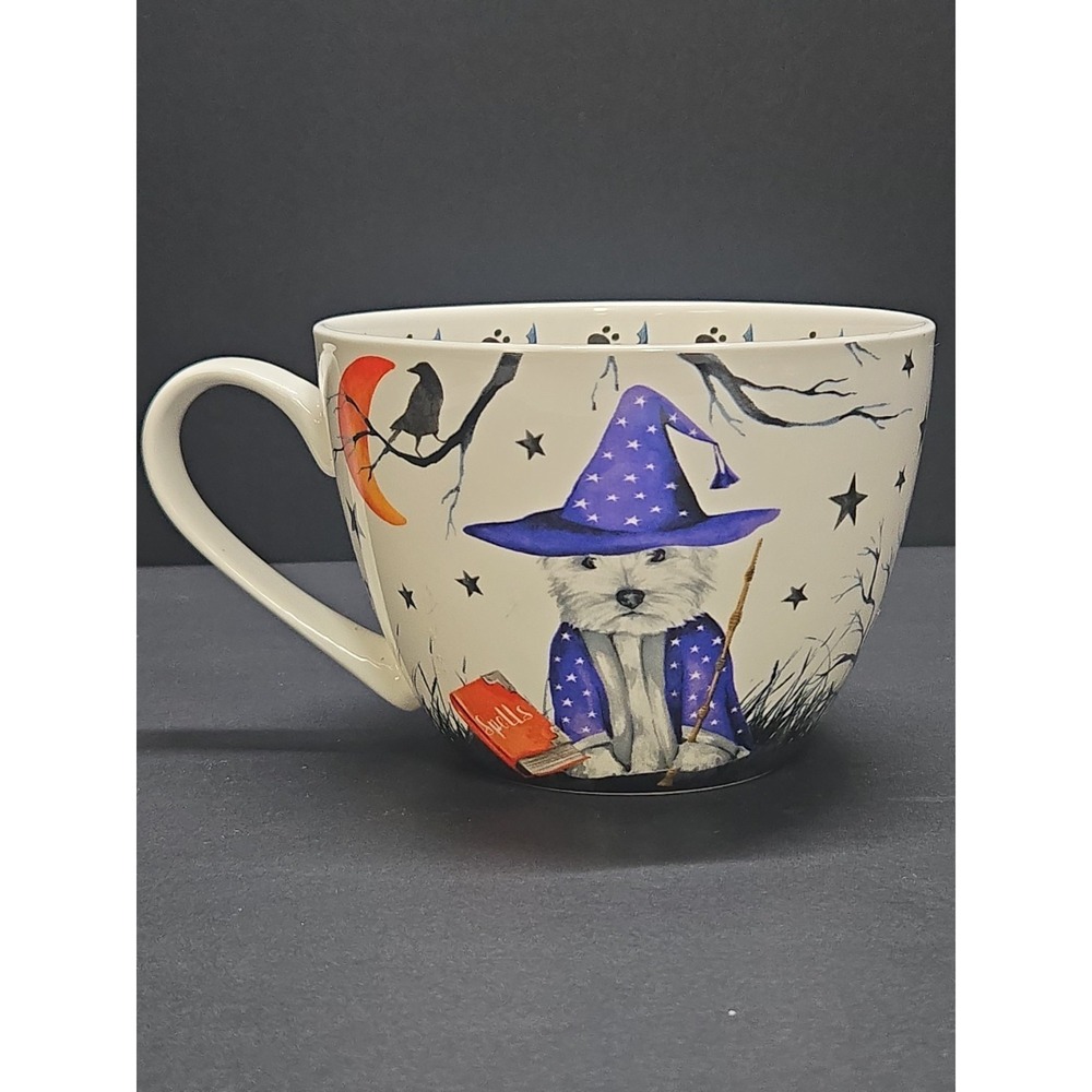 Portobello By Design Wizard Westie Halloween Dog Mug Bone China Terrier Cup